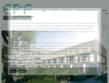Tablet Screenshot of equitypowerfund.com